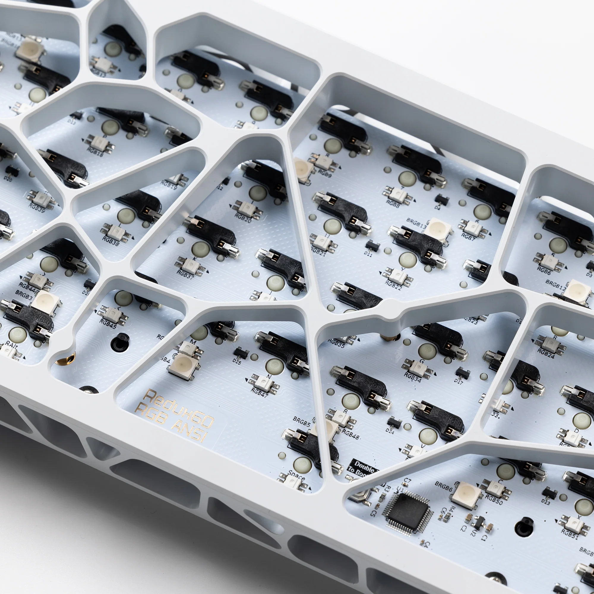 Ready to use Holy60 Keyboard with PBTfans Klein Blue R3